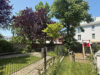 Erstbezug - Gartenwohnung I ca. 33m² Außenfläche I Tiefgarage I Donau-Nähe I Fußbodenheizung I Fernwärme I