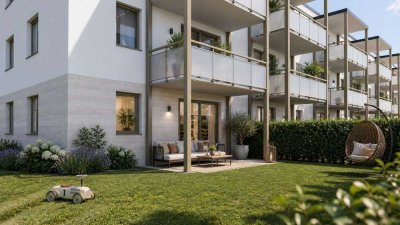 3-Zimmer-Wohnung mit großem Garten im Marius Quartier