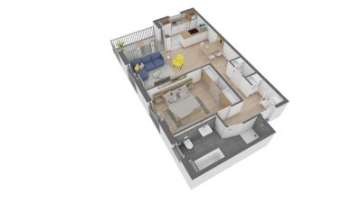 Attraktive 2,5 Zimmer-Wohnung in S-Bahn-Nähe