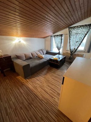 1 Zimmer Wohnung, Wohnzimmer, Küche, Bad, Flur, voll möbiliert in ruiger Gegend Frankenthal