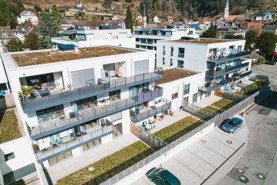 Moderne 3-Zimmer-Terrassenwohnung mit Garten und gehobener Innenausstattung in Zell im Wiesental