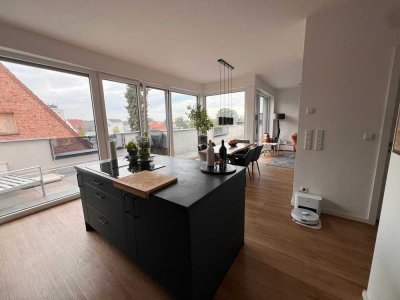 Exklusive 4-Zimmer-Penthouse-Wohnung mit Balkon und Carport im Herzen von Versmold