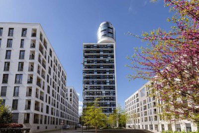Über den Dächern von Frankfurt: Traumwohnung auf der 16. Etage im Henninger Turm