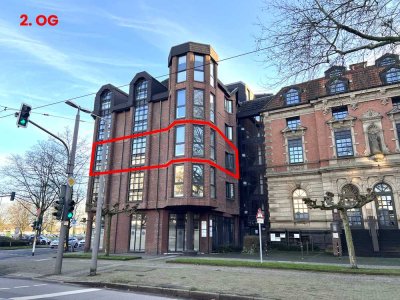 Haus Schucht Krefeld, 2. Etage *Aufzug* 2-Zimmer-Wohnung mit Balkon und Tiefgaragenstellplatz