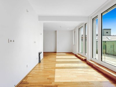 Vermietete 2-Zimmer Dachgeschosswohnung mit Balkon und Terrasse | Wien Favoriten