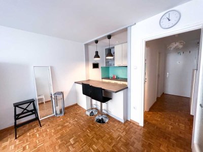 Charmante, möblierte 1-Zimmer-Wohnung in Schwabing-West – zentrale Lage, ruhiger Hinterhof