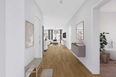 Erstbezug! Luxuriöse Zwei-Zimmer-Wohnung in Sachsenhausen mit Stellplatz, 2 Min. zur Schweizer Str.!