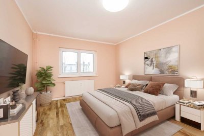 **Modernisierte 3-Zimmer-Wohnung mit guter Aufteilung und Balkon**