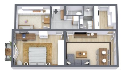 Preissenkung! Helle Wohnung 56m² mit Balkon und Parkplatz zentral nahe Annenstraße