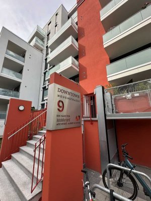 Modernes 1 Zi.-City-Appartement mit gr. Loggia, Nähe der Weser, Parkett und EBK-  ideal für Singles