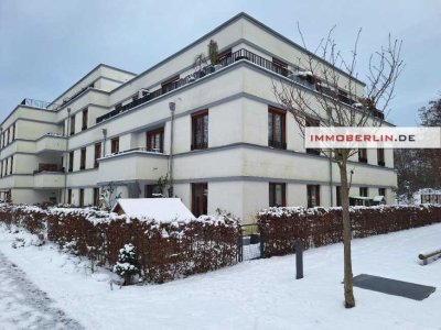 IMMOBERLIN.DE - Familienfreundliche Wohnung mit Südwestterrasse, Garten & 2 optionalen Garagenplätze