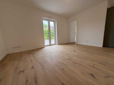 Erstbezug! Moderne 2-Zimmer-Wohnung mit Terrasse, Garten & Stellplätzen in Jüchen