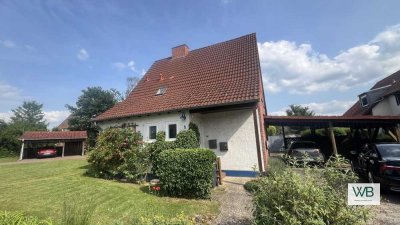 Schöne 3 Zimmerwohnung mit großer Terrasse nahe Wald im 2 Familienhaus Ehmen - teilmöbiliert
