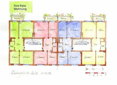 Top 3-Zimmer-Wohnung mit Balkon in Braunschweig!