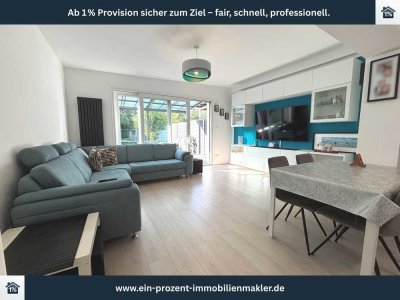 Exklusive, modernisierte DHH mit Anbau und Garten – Familienfreundliche Ruheoase in Hamburg-Harburg