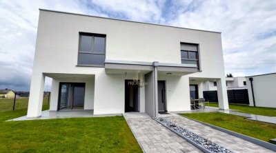 Einladende Doppelhaushälfte mit Garten, Doppelgarage und Terrasse in Stadl-Paura – Ihr Erstbezug!