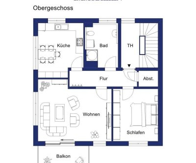 Wunderschöne 2-Zimmer-Wohnung mit Balkon in Tutzing-Traubing