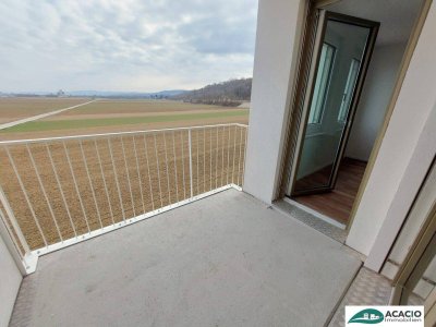 Morgensonne mit Weitblick - Ihr Wohn(t)raum im Tullnerfeld - 2-Zimmerwohnung mit ostseitigem Balkon / Neubau / topmodern / Erstbezug - im Grünen wohnen, aber in der Stadt arbeiten - Tiefgarage auf Anfrage vorhanden!
