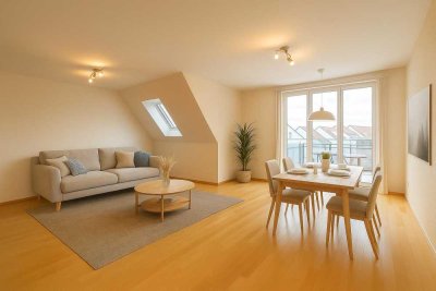 Clever investieren & gemeinsam wohnen – großzügige 3,5-Zi.-Dachgeschosswohnung mit Balkon