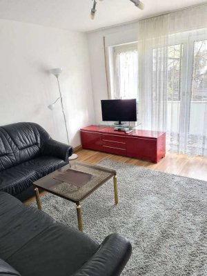 Möblierte 2-Zimmer-Wohnung mit Balkon und EBK in Stuttgart