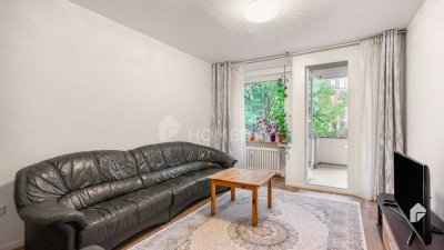 Vermietete 2-Zimmer-Wohnung mit Wanne und Balkon im schönen Hamburg