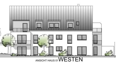 Reichertshofen! 3-ZKB DG-Whg. mit 9 m² West-Balkon, FBH, elektr. Rollläden, Videosprech., Keller!