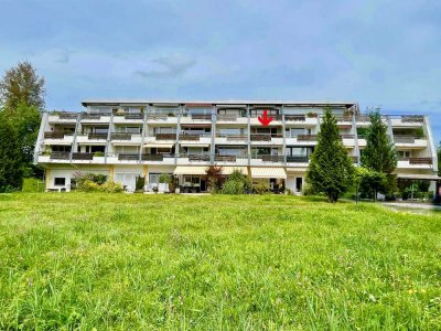 Einzimmerappartement mit schöner Sicht