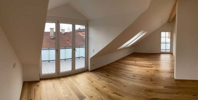 3-Zimmer-Dachgeschosswohnung mit zwei Balkonen in Hohenlinden zu vermieten