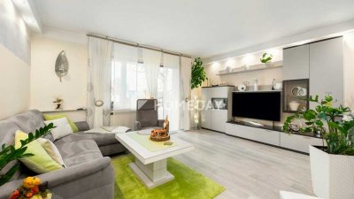 Gepflegte 3-Zimmer-Wohnung mit Balkon, moderner Ausstattung und Einbauküche