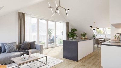Belagsfertiges 3-Zimmer-Penthouse mit Seeblick