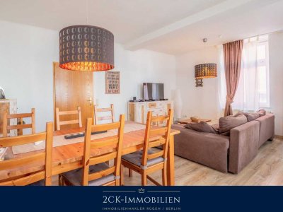 Stilvoll und zentral: 3-Zimmer-Ferienwohnung, 88 m², großer Balkon, Stellplatz, im Ostseebad Göhren!