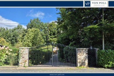 Privat und großzügig wohnen auf parkähnlichem Refugium mit altem Baumbestand