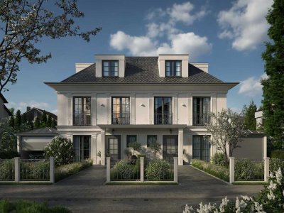 Neubau Exklusive Villenhälfte nähe Perlacher Forst I 50 % verkauft