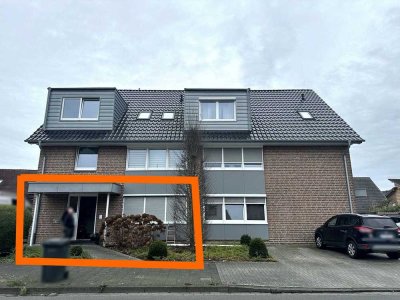 Investieren Sie in Steine!
Erdgeschoss-Eigentumswohnung
mit Gartenanteil in 
Rheine-Eschendorf
