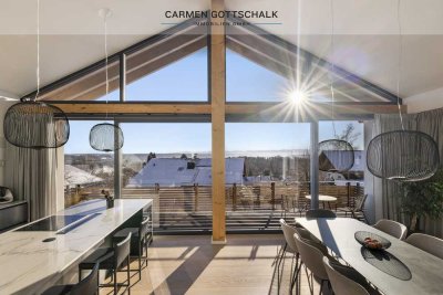 SkylineAlpDomizil - Moderne Villa mit 180 Grad Alpenpanoramablick - beste Energieeffizienz A+