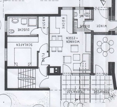 Barrierefreie 2-Zimmer Wohnung mit Terrasse in Filderstadt-Harthausen