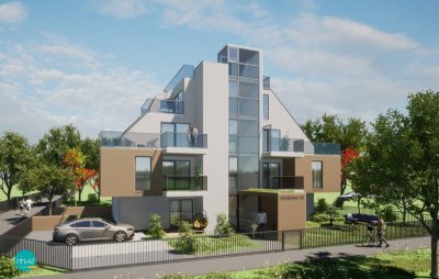 *Moderne Neubau-Maisonette mit direktem Liftzugang zur Dachterrassenwohnung mit Panoramablick* - WOHNOASE beim Mühlwasser