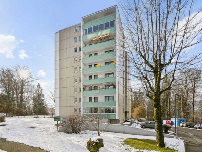 Helle Wohnung mit Südbalkon und Liftzugang in Kempten - sofort verfügbar