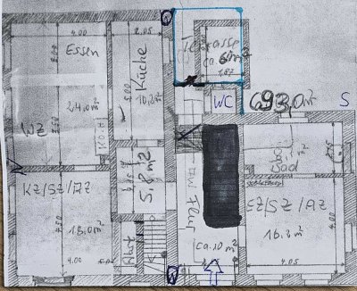 Helle 2,5-Zimmer-Wohnung in Netzschkau