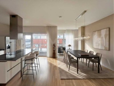 Maisonette-Penthouse mit Elbblick und exklusivem Wellnessbereich