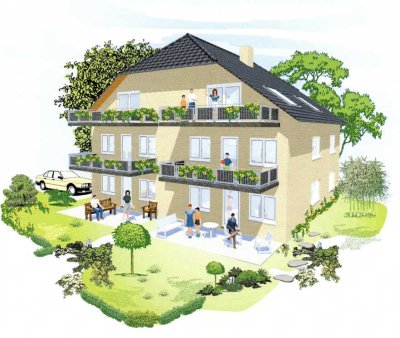 3-Zimmer-Wohnung mit EBK, 1. OG in exklusiver, ruhiger Lage!!