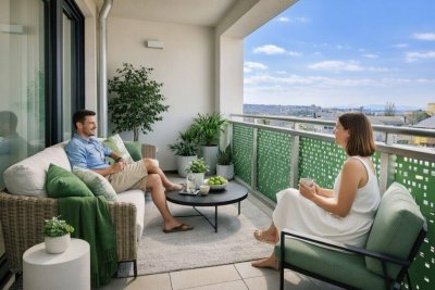 ERLAA LIVING - PROVISIONSFREI: Neubau – 3 Zimmer mit uneinsehbarer Loggia - Niedrigenergiestandard sofort beziehbar