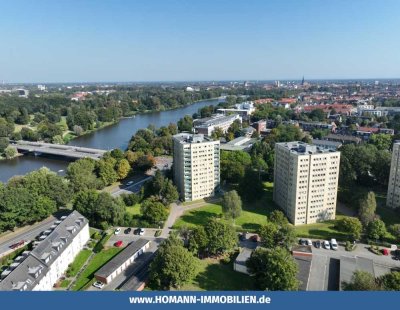 3-Zi.-Maisonette-Wohnung mit Dachterrasse und Balkon! Modernes Wohnen am Aasee!