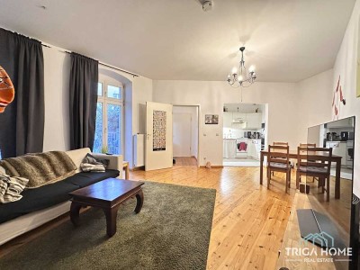 leerstehende 2-Zimmer Apartment mit Altbaucharme