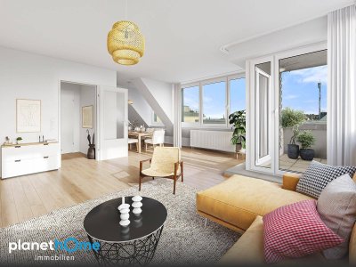 Maisonette-Dachgeschoss: Licht, Luft und viele tolle Gestaltungsmöglichkeiten