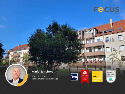 Wahren - Dreiraumwohnung im Wohnpark Auensee mit Tageslichtbad und Balkon