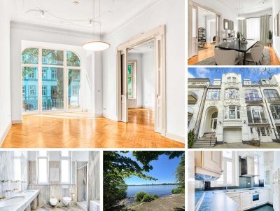 TRAUMWOHNUNG an der Alster: 4,5 Zi.-Jugendstilwohnung mit historischen Charme! Top-Lage, Top-Preis!