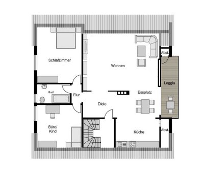 Frisch renovierte 3,5-Zimmer-Wohnung mit Balkon in Zweifamilienhaus – Bezugsfrei ab Mitte September