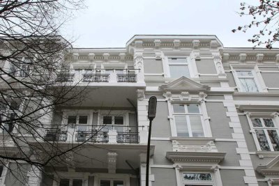 Rotherbaum: 1-Zi-Altbau in Uninähe: Wohnbüro, Praxis, Atelier