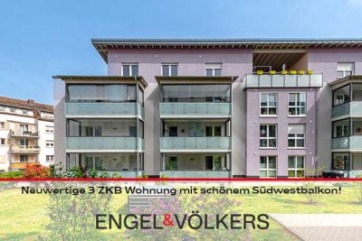 Neustadt Zentrum: Neuwertige 3 ZKB Wohnung mit schönem Südwestbalkon!